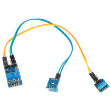 2 Wege Vibrationssensormodul, Alarmmodul, Vibrationsschalter SW‑420, Potentiometer 3,3 V‑5 V