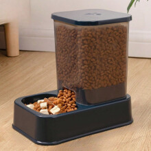 Set composto da 1/2 dispenser d'acqua e 1 dispenser di cibo per animali domestici, dispenser d'acqua per gatti, ciotole per animali domestici