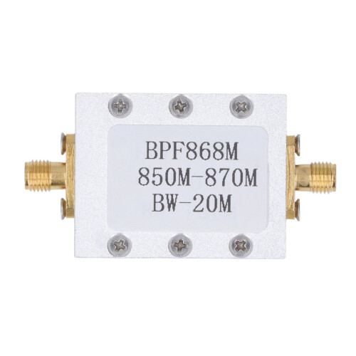 Bandpass Filter FM Broadcast SMA K Interface 850?870MHz Electronic Component BPF868M With Casing