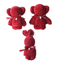 Wash Towel Red Cloth 3 pcs 11.8 x 11.8 in
