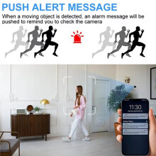 5G Wifi Camera 1080p Video Recorder Camera Safe Micro-Body Cam Wireless Monitor Sensor Home Security US Plug