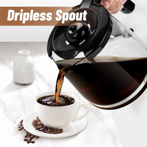 12 Cup Coffee Pot Replacement for  Maker RF, PC, SC, BVMC-RF300, BVMC-MSX23-NLY, BVMC-SC12BL1-2 2