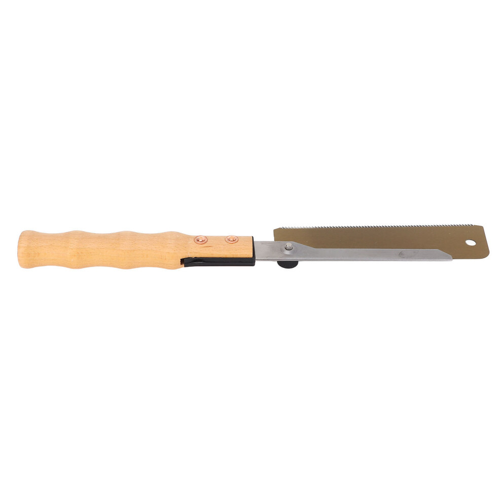 7-Inch Sk5 Carbon Steel Hand Saw With Wooden Handle For Woodworking, Gold 3771391363810