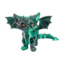 Figura angelo/demone snodabile stampata in 3D da 16 cm, giocattolo da scrivania con articolazioni mobili, oggetto da collezione in scatola a