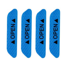 4x Car Door Open Sticker Reflective Tape Safety Warning Decal