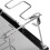 Edelstahl-Hähnchenflügelhalter mit Backform und Grill, Silber 8