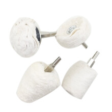 Cloth Cone Polishing Wheel with Handle 4 pcs