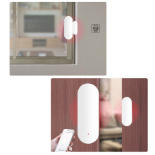 Wifi Smart Door Window Sensor Alarm Magnetic Home Security System Door Open Alert APP Remote Control for Garage Apartment Dorm Shop Office