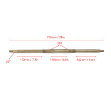 Enhanced Rear Axle Kit 710mm