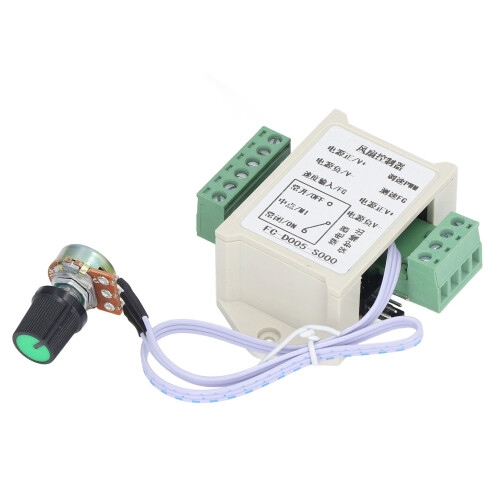 Fan Speed Controller 4 Wire Speeds Control Socket Ventilation Heat Dissipation for Industrial Cooling(FC-D005-S000(5V) )