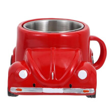Taza de Café con Forma Divertida, Hecha A Mano, con Forma de Escarabajo, Taza de Té con Forma de Coche para Amantes de los Coches A