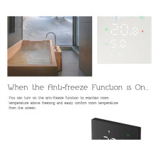 Tuya Wifi Thermostat Boiler Heating Temperature Controller for Home Alexa Alice A-New Black