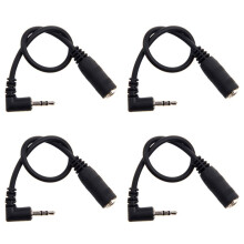 4Stück 2.5mm Stecker auf 3,5 Buchse Stereo Audio Steckdose Adapter