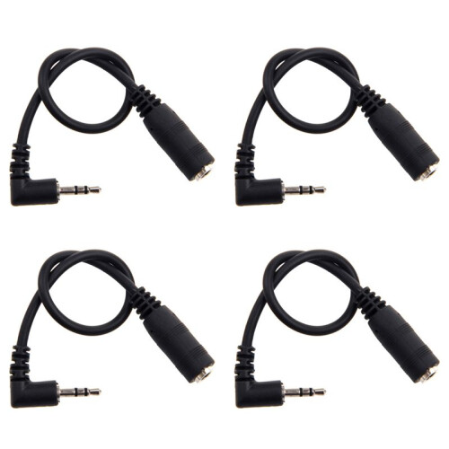 4pcs 2.5mm (Male) to 3.5mm (Female) Stereo Audio Jack Adapter 1