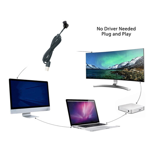 USB Center Webcam 1080p Web Camera Direct Eye Contact Positioning Noise Reduction Microphone Software Support 1