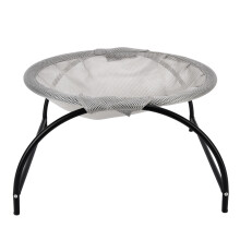 Weiche, atmungsaktive Katzenhängematte 43x43x24,5 cm Grau - Ganzjahresmodell