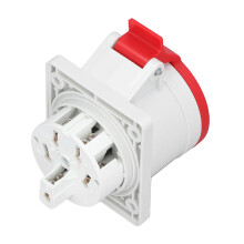 Industriesteckdose IP44 wasserdicht, Luftfahrtanschluss 3P+E+N 32A AC 220 380V 240 415V