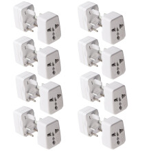 4 teiliger SteckeradapterReise Stromwandler mit Messingkontakt 100–250 V AC zum Laden