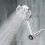 Digital Display Adapter Shower  Holder Home Bathroom Electroplating Dual Display Temperature Readings Digital Shower 4