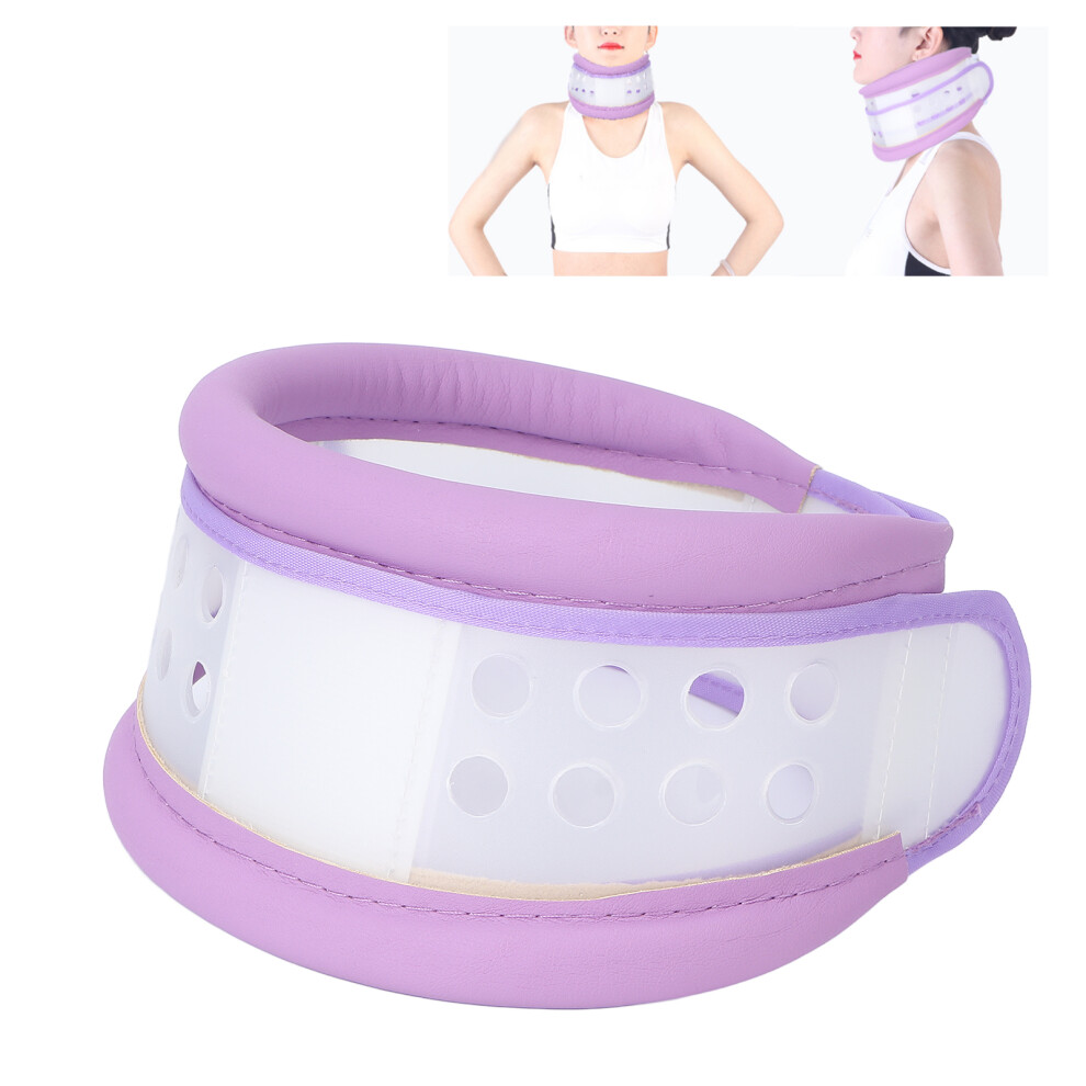 Purple Adjustable Cervical Neck Brace Collar Support For Neck Pain Relief