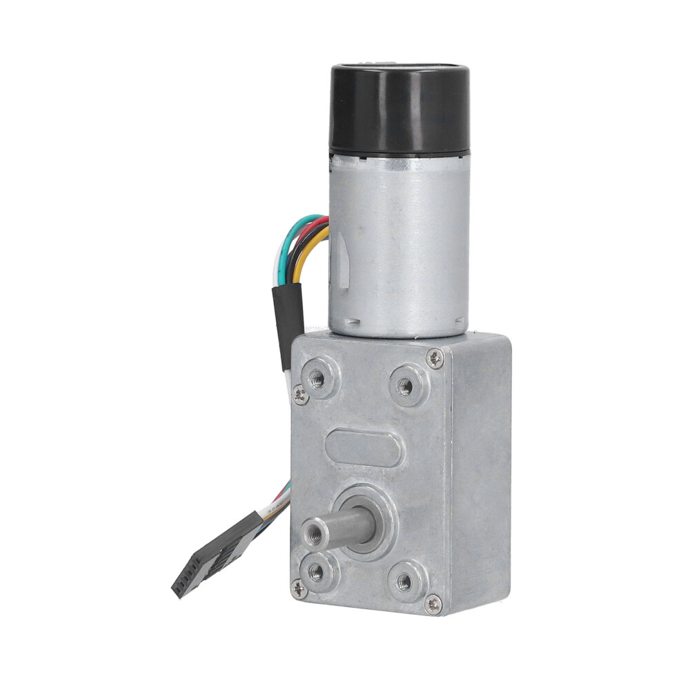 Jgy-370 24V Metal Worm Gear Motor 6Rpm Dc Encoder Reduction Drive 9361391367440