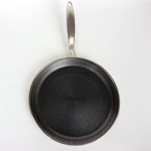 Stainless Steel Crepe Pan Non-Stick Pan Honeycomb Coating Frying Pan Pizza Pan 26 Kitchen Cookware Pancake Egg Pan