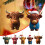 Enfeite de Natal personalizado em forma de vaca, 8 cm 2