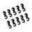 10Pcs Bike Cable Clips Rotating Hooks MTB 1
