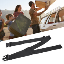 Black Nylon Luggage Strap 50x1640mm Durable Baggage Lock