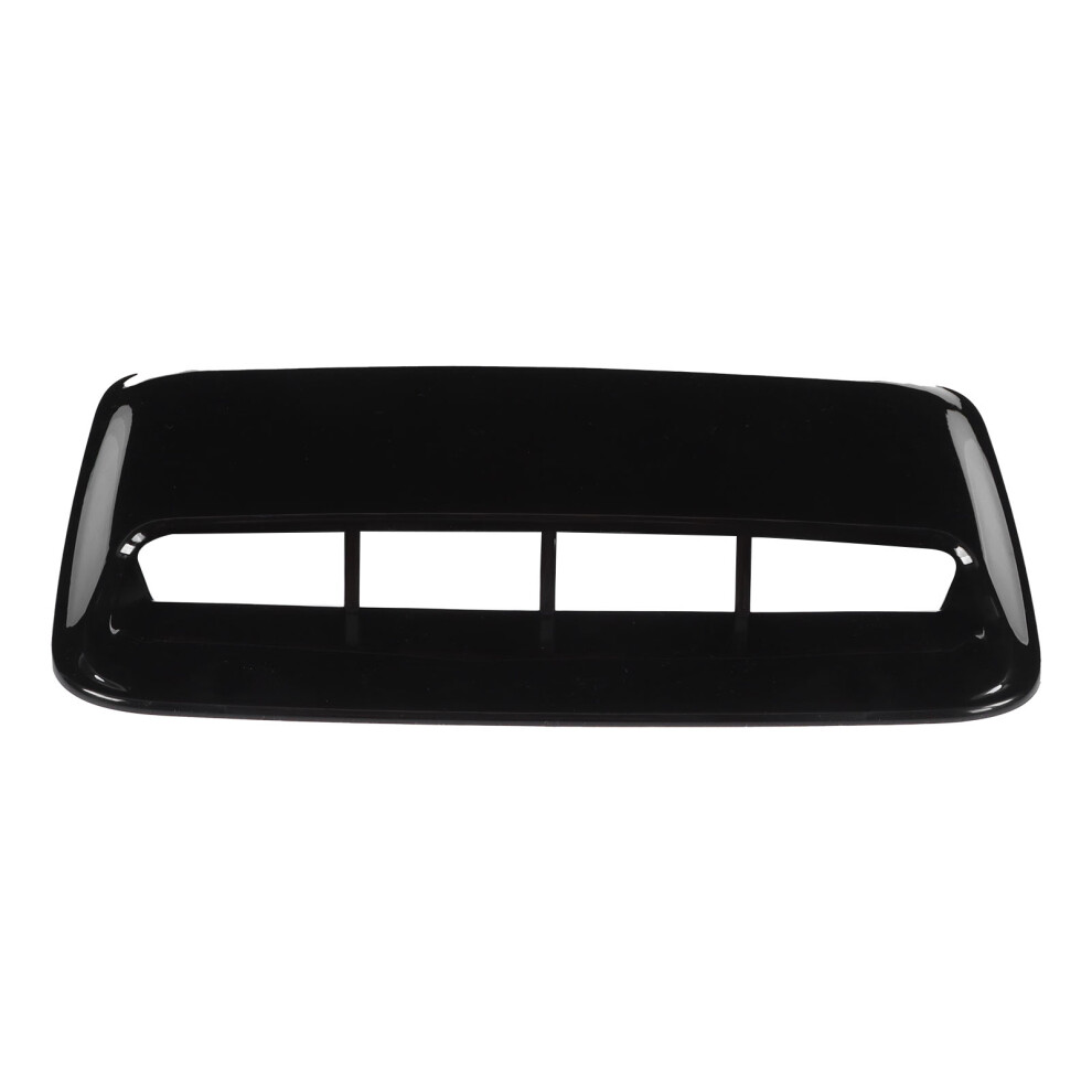 Glossy Universal Hood Scoop Cover For Car Modification 395 X 273Mm Black 8451391740426