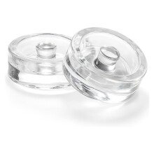 9 Pcs Fermentation Glass Weight with Easy Grip Handle, for Wide Mouth Mason Jars, Heavy Fermenting Lids,Pickling Canning