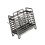 Wall Mounted Stainless Steel Chopsticks-Gray double compartment 1