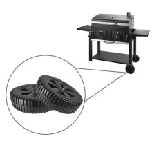 G437-0037-W1 Grill Wheels 7Inch Replacement for Charbroil Grill Parts Gas2coal 463344015 463347017 463436215 2pcs