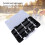 Portable Waterproof Plastic Fishing Lure Box, Lightweight, Easy Classification 12
