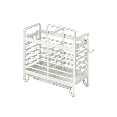 Multipurpose Stainless Steel Chopstick-White double compartment