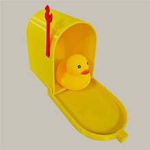 Imán para Puerta de Buzón con Forma de Pato Crucero,  Pato Amarillo para Decorar Puertas, Refrigeradores y Superficies Metálicas.