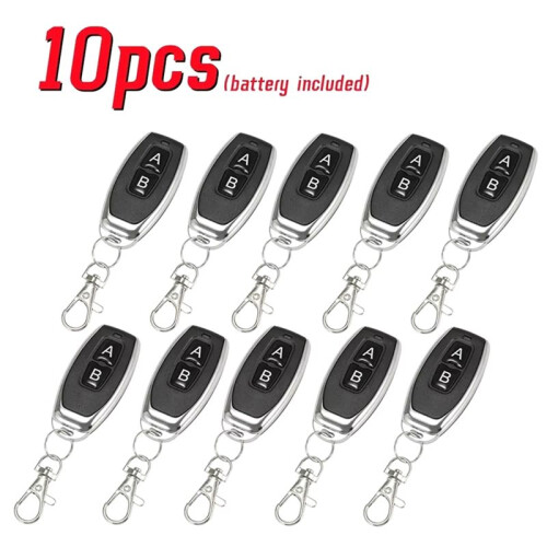 30x 433 MHz RF Remote Control, Learning Code EV1527 for Gate Garage Door Opener 2