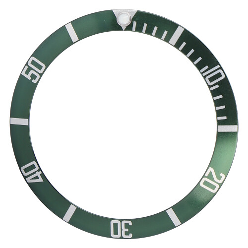Watch Bezel Insert Ring Replacement Green for Professional Wristwatch 40mm 1