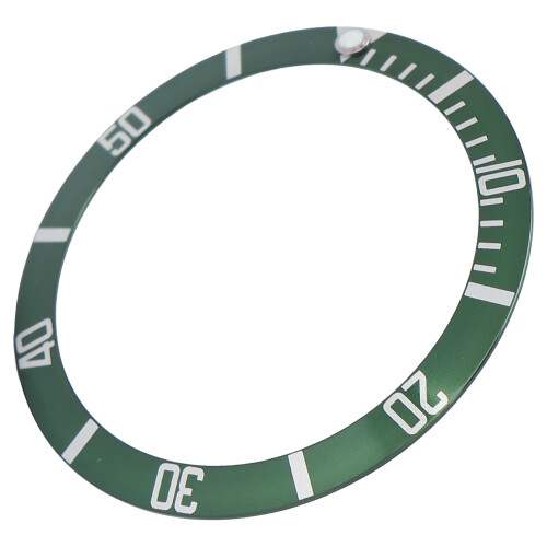 Watch Bezel Insert Ring Replacement Green for Professional Wristwatch 40mm 2