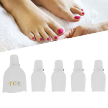 5pcs Gel Polish Remover Clips, Reusable Plastic Nail Soak Off Caps