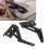 Black Iron Spring Hinge Triangular Folding Bed Sofa Hardware 15x5cm 1