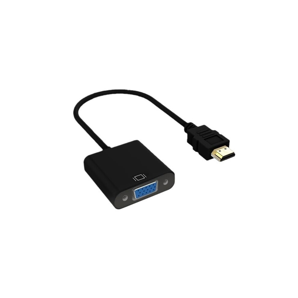 1080P Hdmi To Vga Adapter Cable, Hdmi Male To Vga Female Converter For Laptop, Projector, Tablet 9771547630418