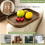 Multi-Purpose Tray Storage Tray Sofa Handrail Special Storage Tray Remote Control Snacks and Beverage Placement Storage Square Brown 5