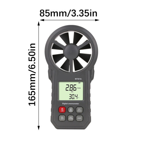 High Accuracy Wind Meter for Industrial Inspection Digital 2
