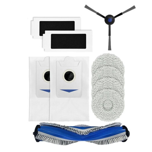 Suitable for  T30S/T30S COMBO Accessories, Main Brush, Side Filter, Dust Bag, Mop, Consumables