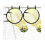 2 Stuks Voetbaltrainingsnetten, Voetbaldoelnetten voor Training 1