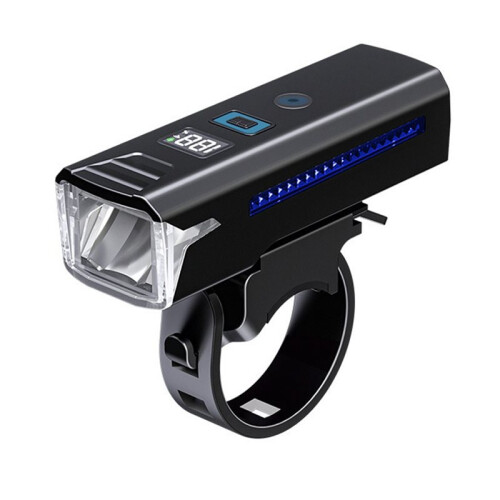 Phare de Vélo Intelligent, Étanche et Rechargeable, Bleu