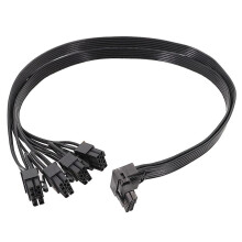 (16Black, 0.4m) PCI-E 5.0 12VHPWR RTX4090 Splitter Extension Cord for Corsair AX760I/AX860
