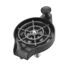 (black, 16.5cmx7.6cmx12cm) Accessoire de rinçage des verres pour évier de cuisine noir, idéal pour les restaurants.