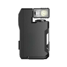 Zaklamp 400 Lumen, Oplaadbare -Zaklamp met Dubbele Lichtbron, Type-C, Draagbare Zaklamp voor Buitenactiviteiten Zoals Kamperen en Wandelen B